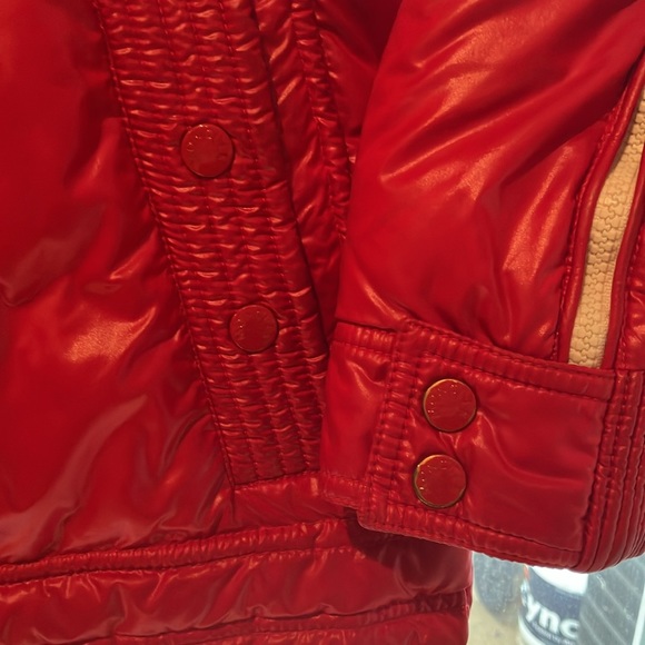 SALE! EUC MONCLER moto-style puffer jacket/Red Hot & Ready for Whatever Weathah! - Picture 6 of 17